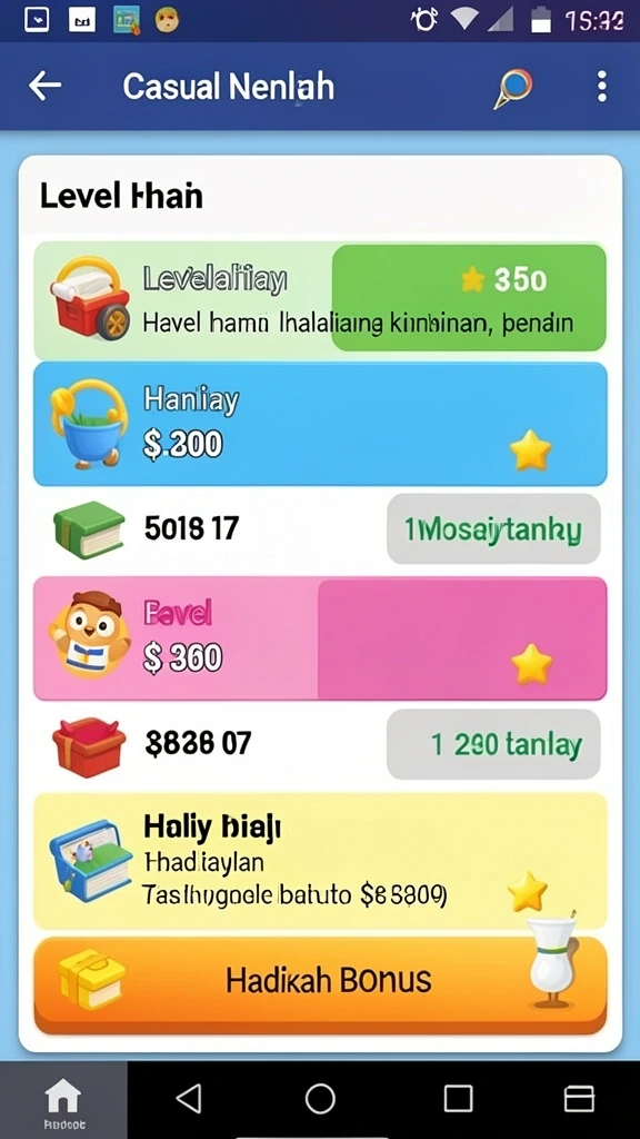 gmstar - Tampilan grafis menarik yang membuat permainan semakin seru.