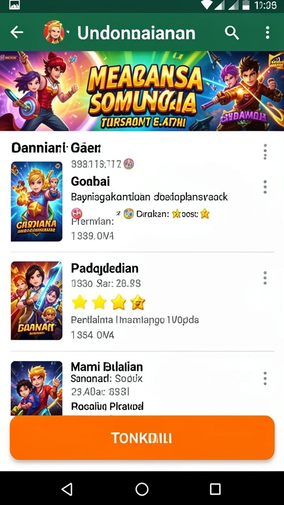 hokitime - Tangkapan layar dari mode multiplayer yang penuh dengan kompetisi.
